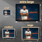 Kylian Mbappe Signed Poster Available in a range of sizes.