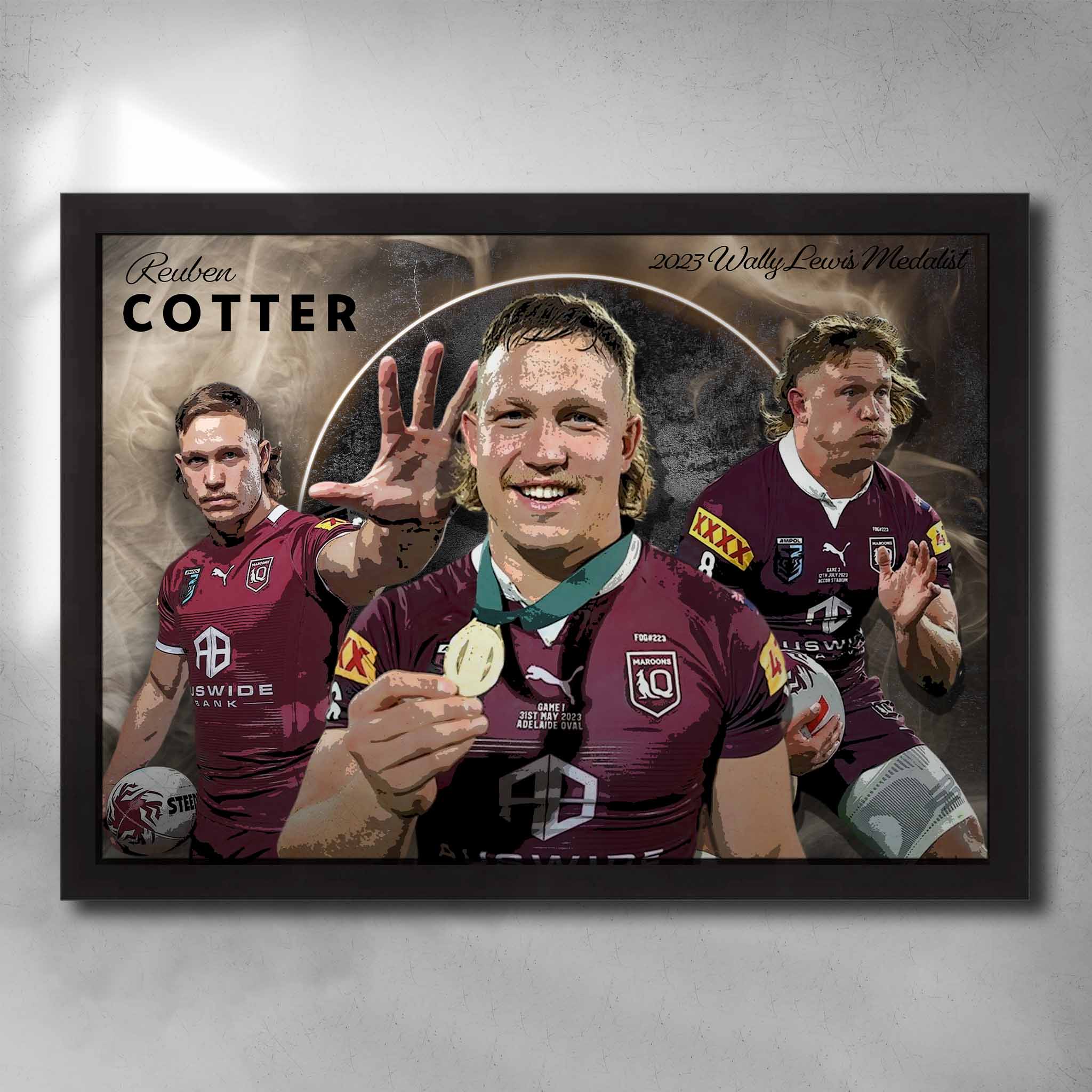 Reuben Cotter Maroons Art Sports Cave
