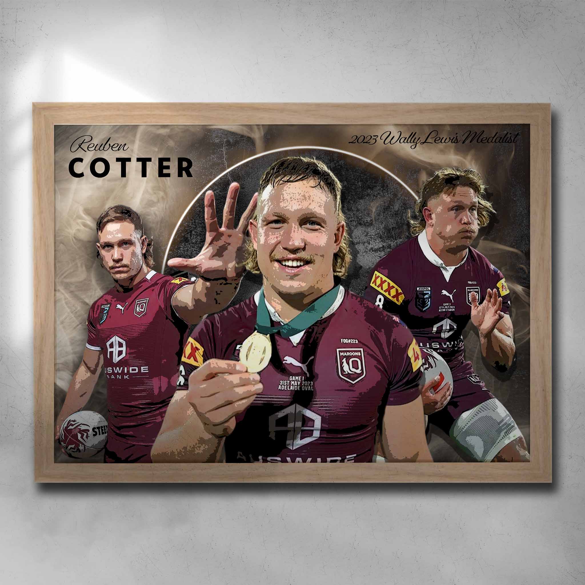 Reuben Cotter Maroons Art Sports Cave