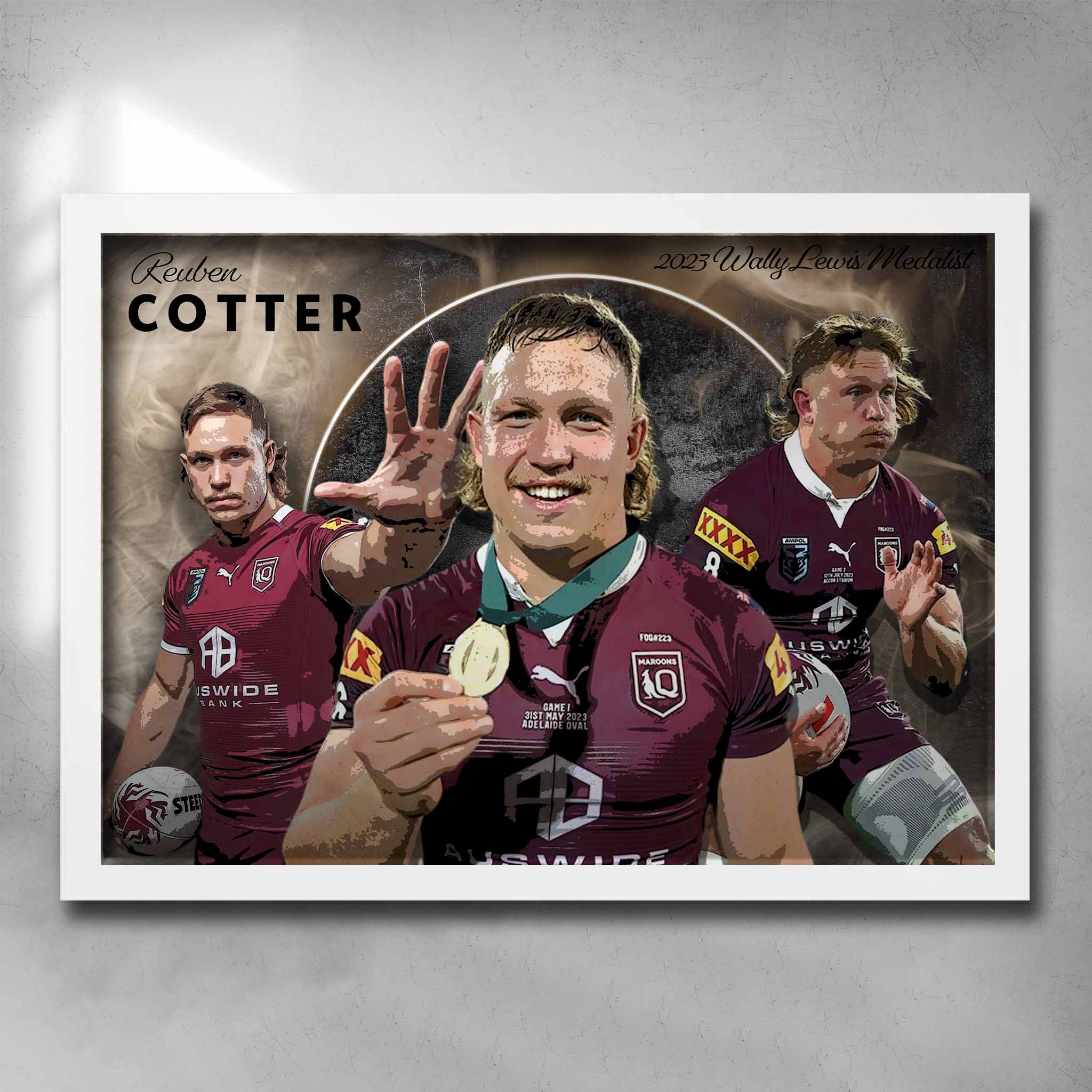 Reuben Cotter Maroons Art Sports Cave