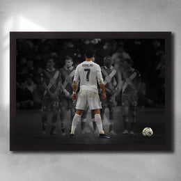 Cristiano Ronaldo Free Kick Wall Art