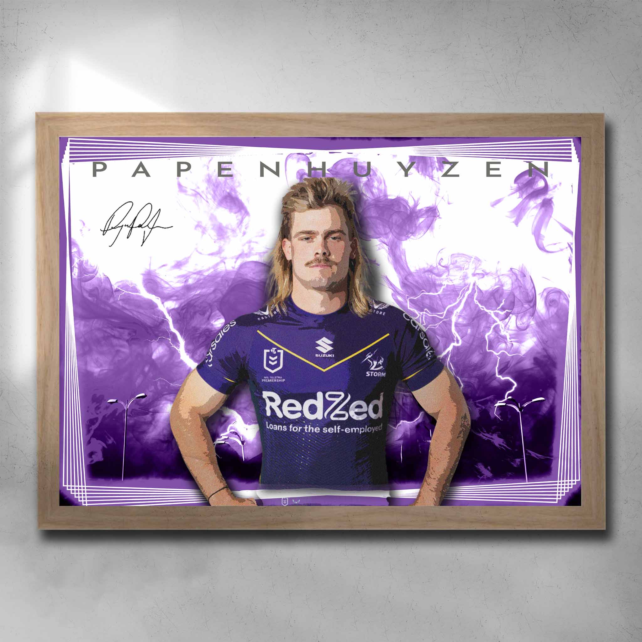 Ryan Papenhuyzen Melbourne Storm Art Sports Cave