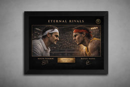 Eternal Rivals Federer vs Nadal Wall Art