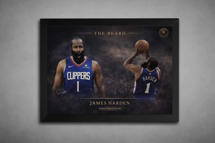 James Harden “Clipper Control” Wall Art
