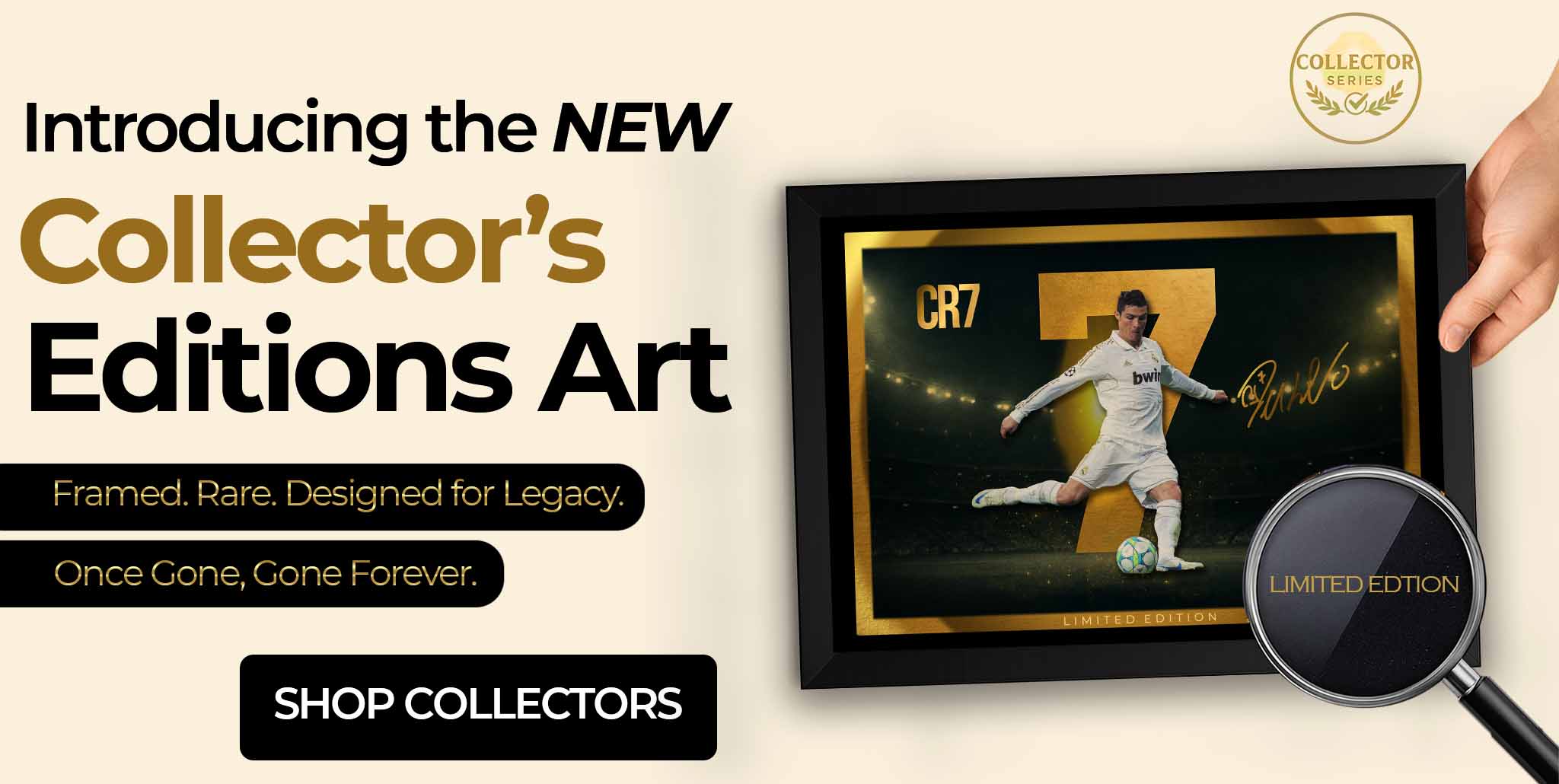 CR7 Collector’s Edition Wall Art – Limited Edition Football Print Display