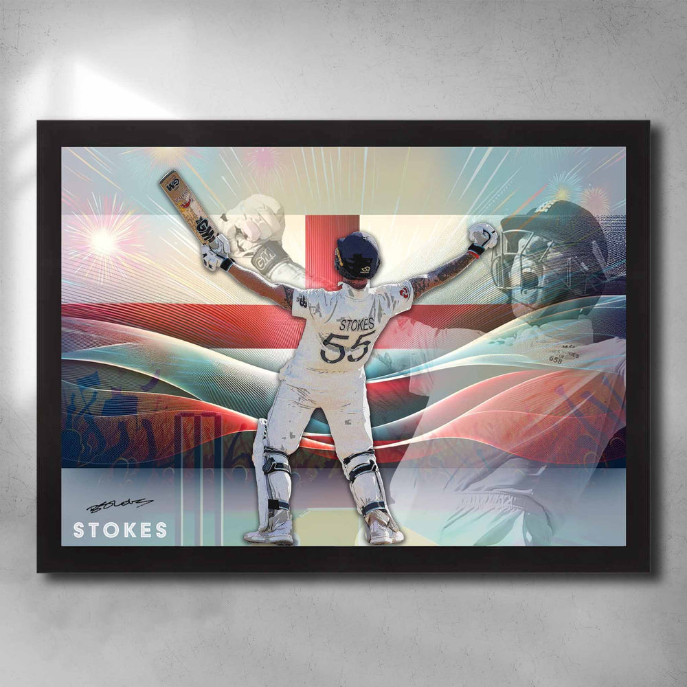 Ben Stokes Ashes Masterclass Wall Art