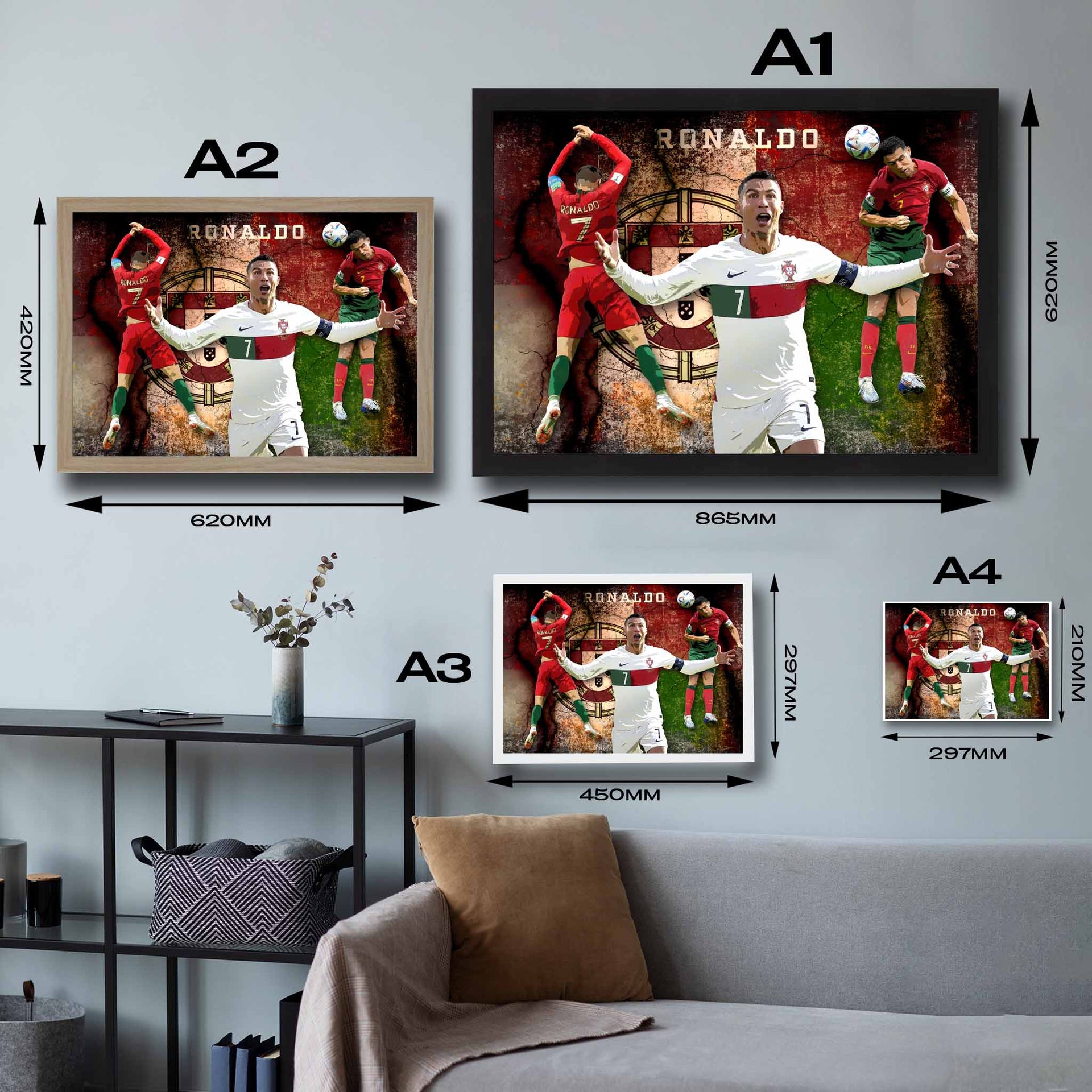 Cristiano Ronaldo Wall Art & Framed Prints | Shop Now – Sports Cave