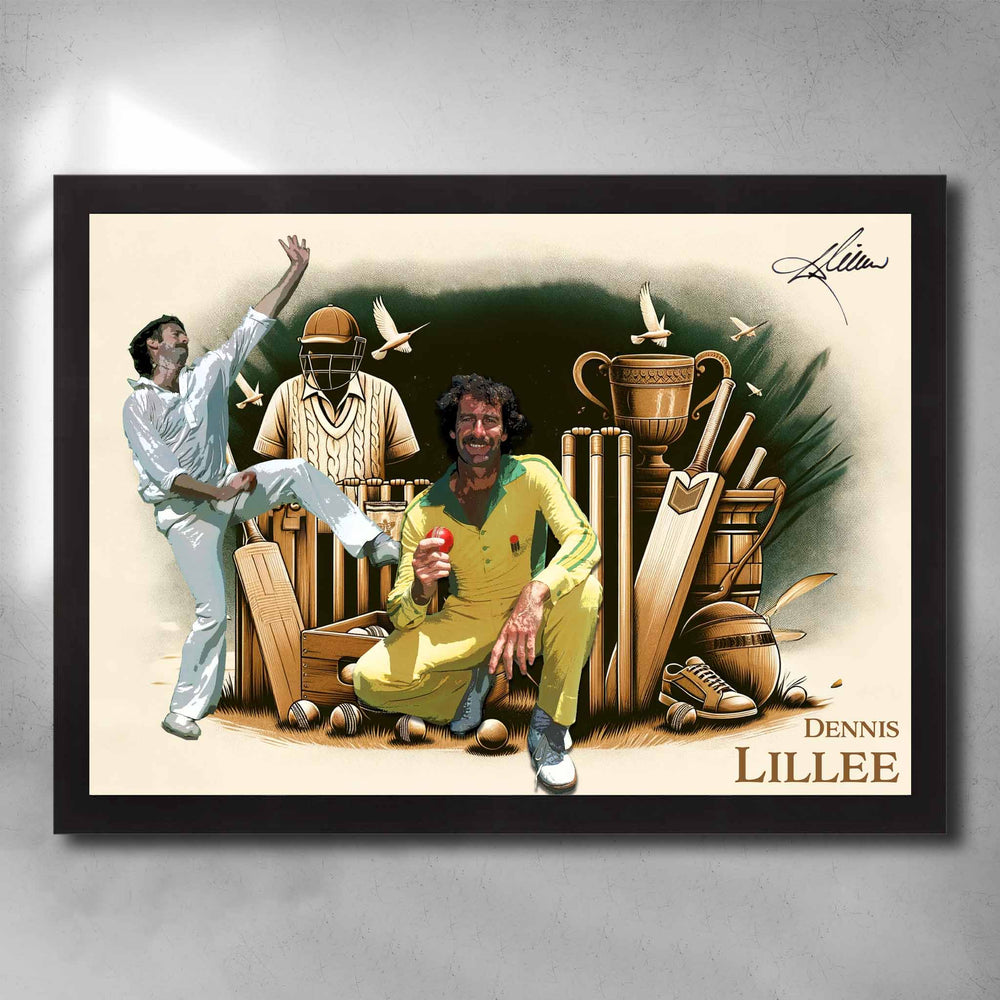 Dennis Lillee Cricket Wall Art