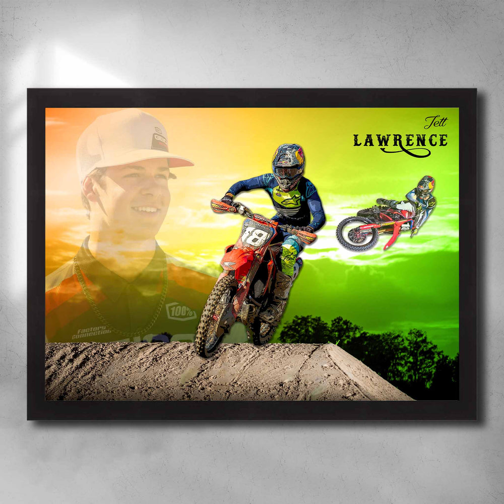 Jett Lawrence Motocross Wall Art