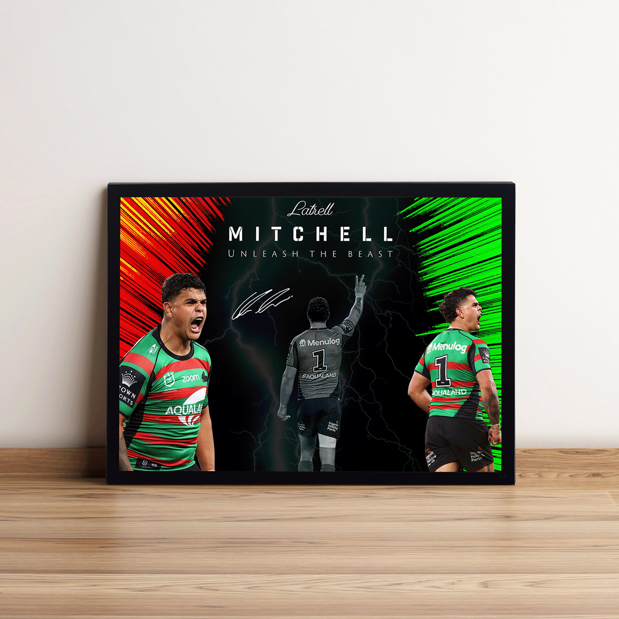 Latrell Mitchell Framed Art