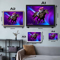 Lonhro framed art in various sizes, catering to diverse spaces. Choose the perfect fit for your surroundings – S - 21 × 30 cm (8.3 × 11.8 in) to extra-L - 45 × 62 cm (17.7 × 24.4 in) options available. 
