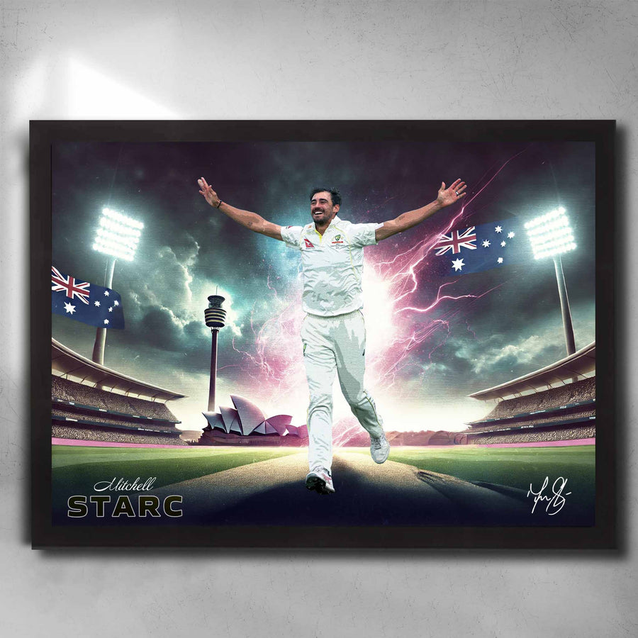 Mitchell Starc Cricket Wall Art