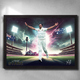 Mitchell Starc Cricket Wall Art