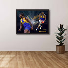 AFL Die-hard Supporters House, featuring a framed print of Nic Naitanui showcased on the wall.