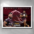 Payne Haas Brisbane Broncos Art Sports Cave