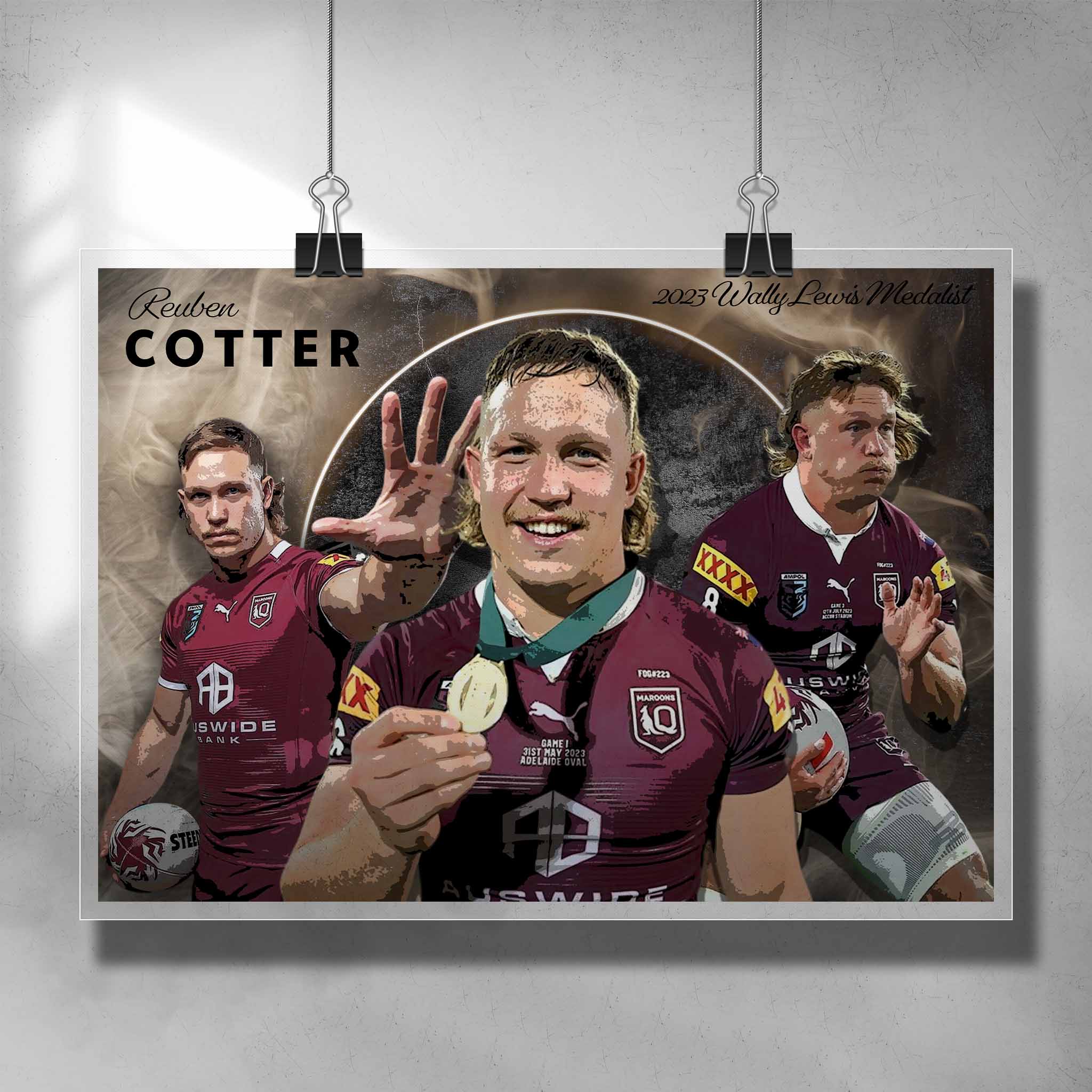 Reuben Cotter Maroons Art Sports Cave
