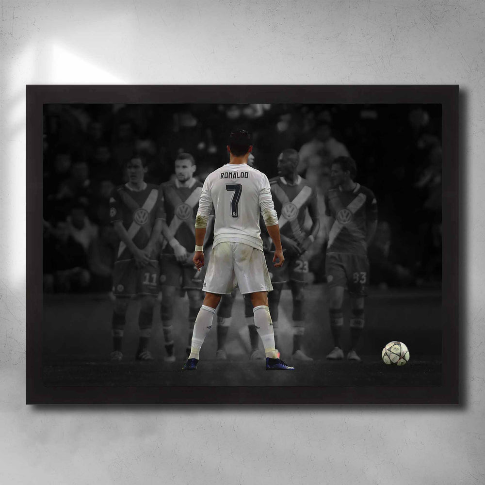 Cristiano Ronaldo Free Kick Wall Art
