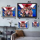Sydney Roosters NRL Art Sports Cave