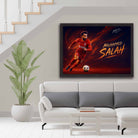 Liverpool FC with Mohamed Salah Wall Decor on display.
