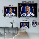 Stephen Crichton Canterbury Bulldogs NRL Framed Art Sizing Guide