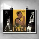 AFL poster by Sports Cave featuring Tom Lynch from the Richmond Tigers.