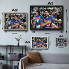 Up the Wahs New Zealand Warriors Art Sports Cave