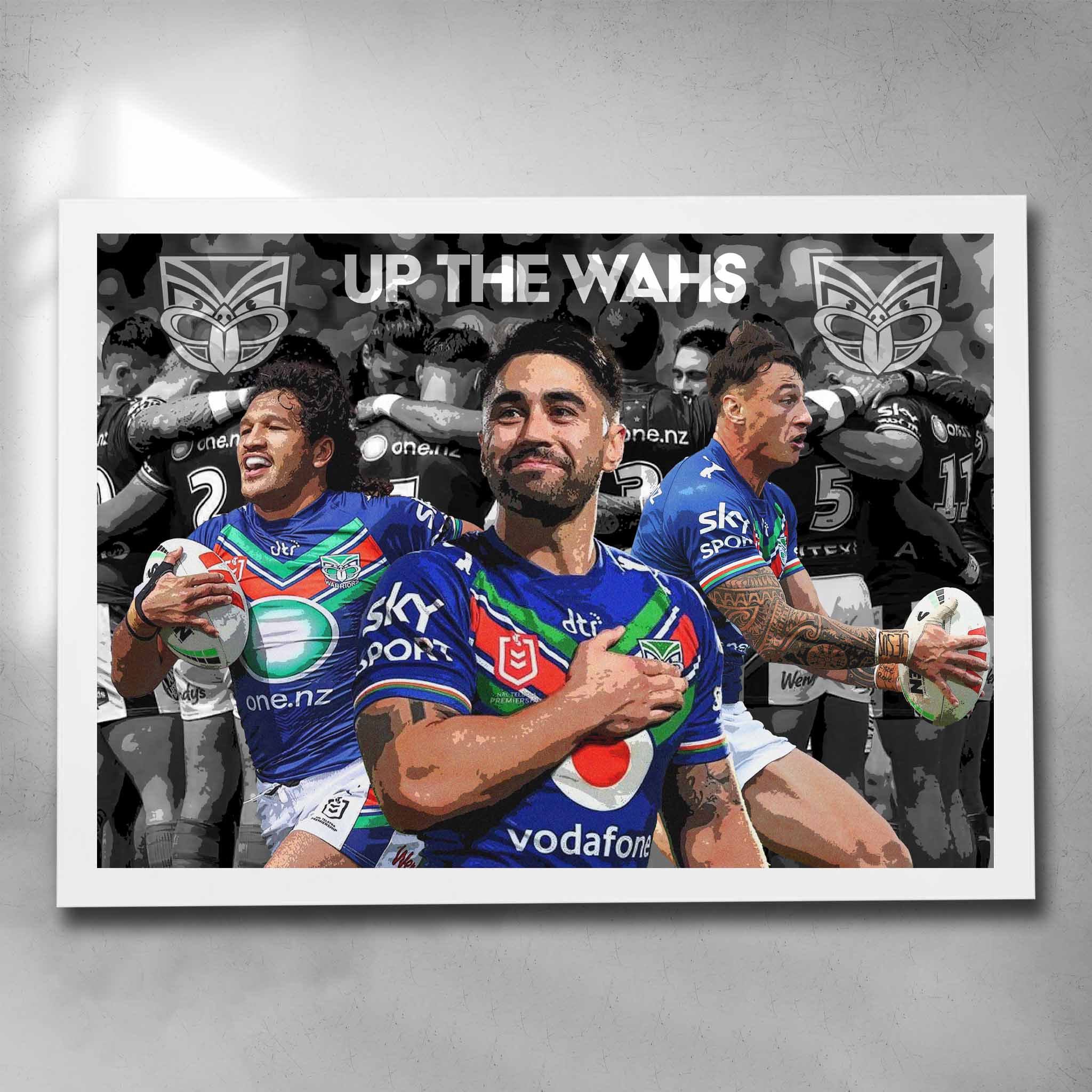 Up the Wahs New Zealand Warriors Art Sports Cave