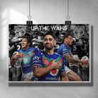 Up the Wahs New Zealand Warriors Art Sports Cave