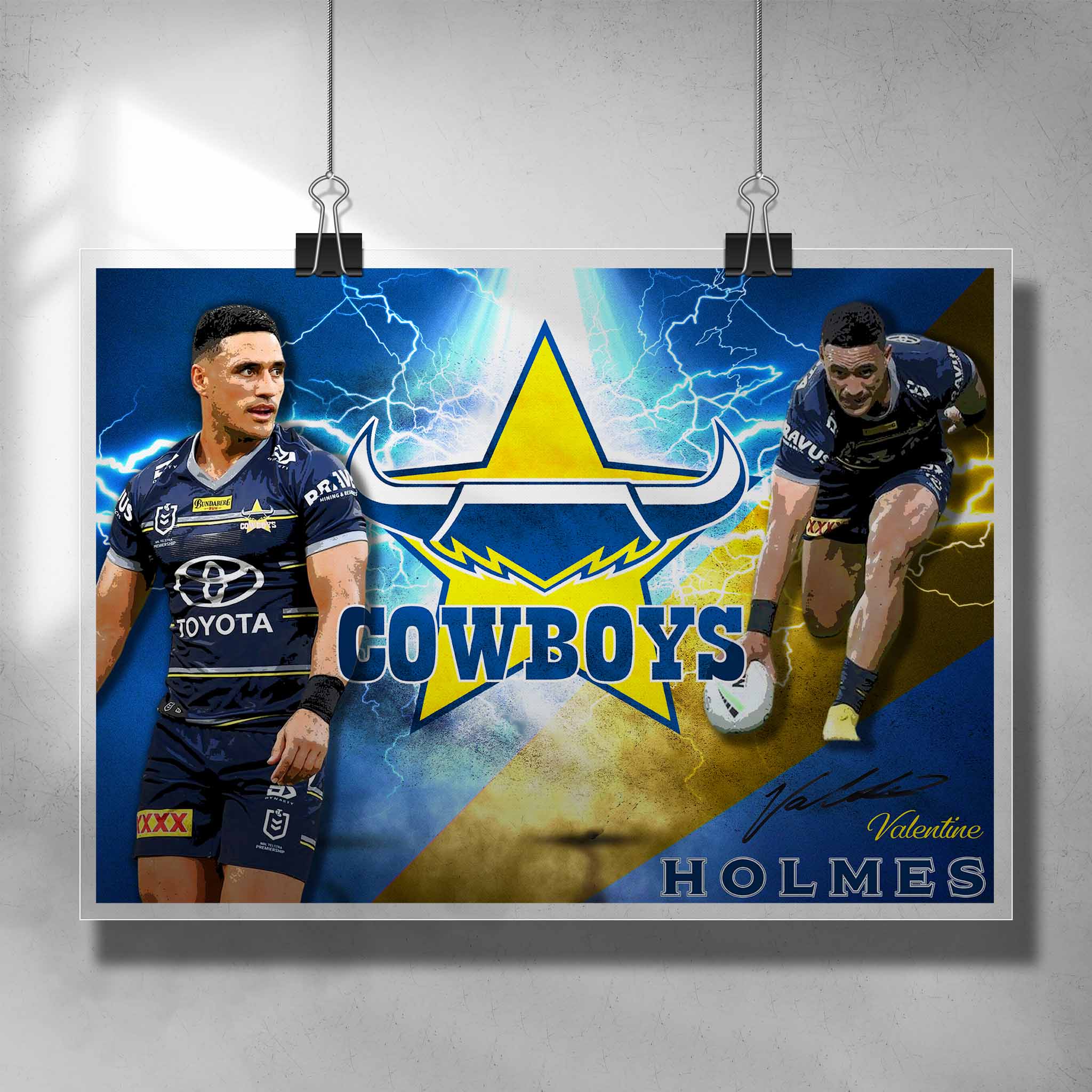 Valentine Holmes Cowboys Art Sports Cave