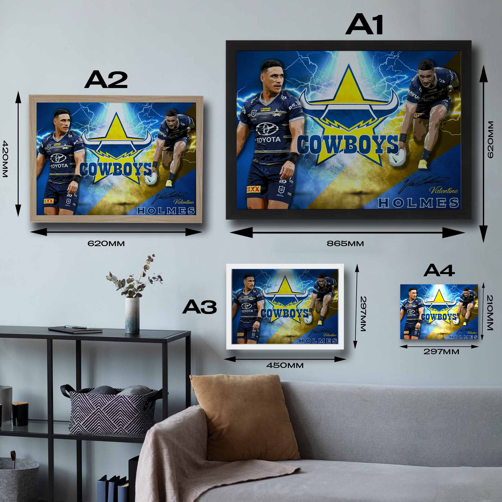 Valentine Holmes Cowboys Art Sports Cave