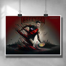 Essendon Bombers AFL Poster featuring Zach Merret by Sports Cave.