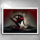 Essendon Bombers AFL Poster in a white frame, featuring Zach Merret by Sports Cave.