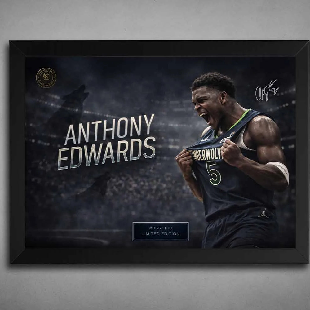 Anthony Edwards Timberwolves Wall Art