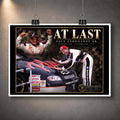 Unframed Dale Earnhardt Sr. NASCAR wall art featuring the At Last collector design.