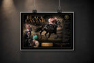 Unframed Black Caviar limited edition sports prints featuring the legendary unbeaten racehorse design.
