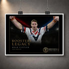 Unframed Brad Fittler rugby league wall art showing the Roosters Legacy 2002 premiership tribute as a print.