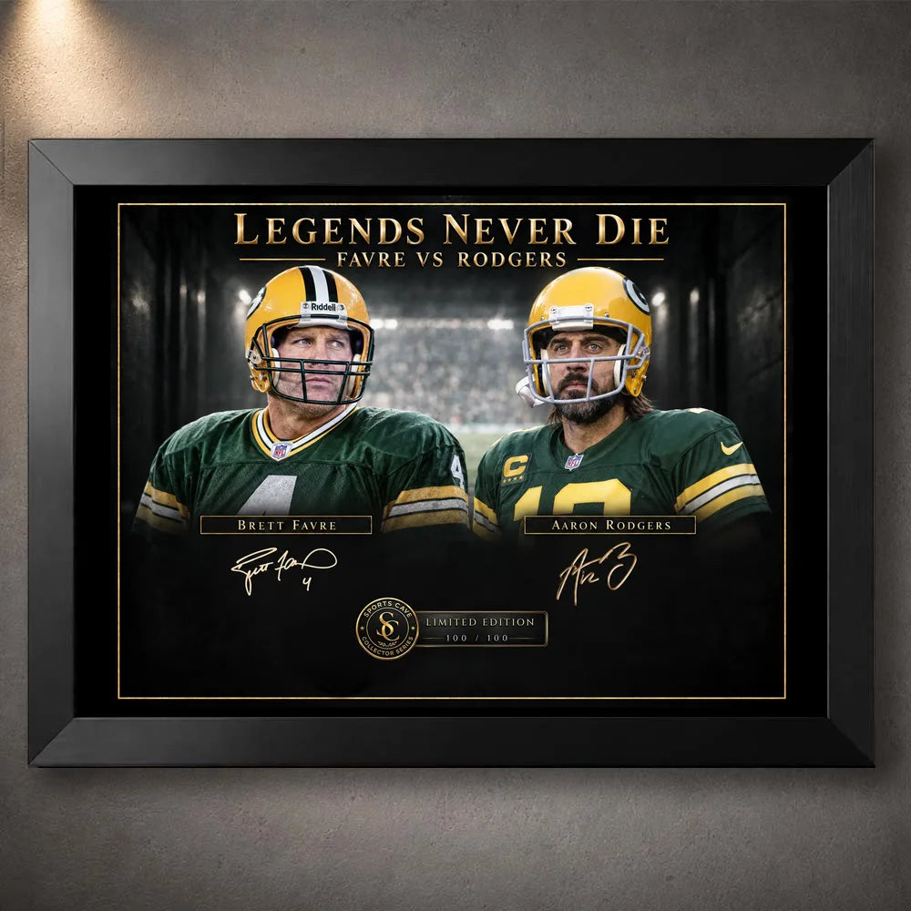 Legends Never Die Brett Favre & Aaron Rodgers