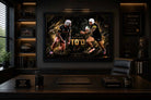 Brian To’o Penrith Panthers office display with framed artwork, sleek professional setting, premium sports collectibles