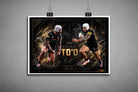 Brian To’o Penrith Panthers unframed artwork print, high-detail rugby design, framed sports memorabilia alternative