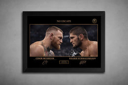 No Escape McGregor vs Khabib Wall Art