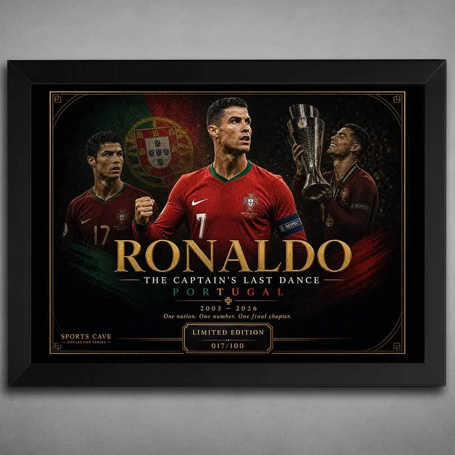 Cristiano Ronaldo The Captain's Last Dance Wall Art