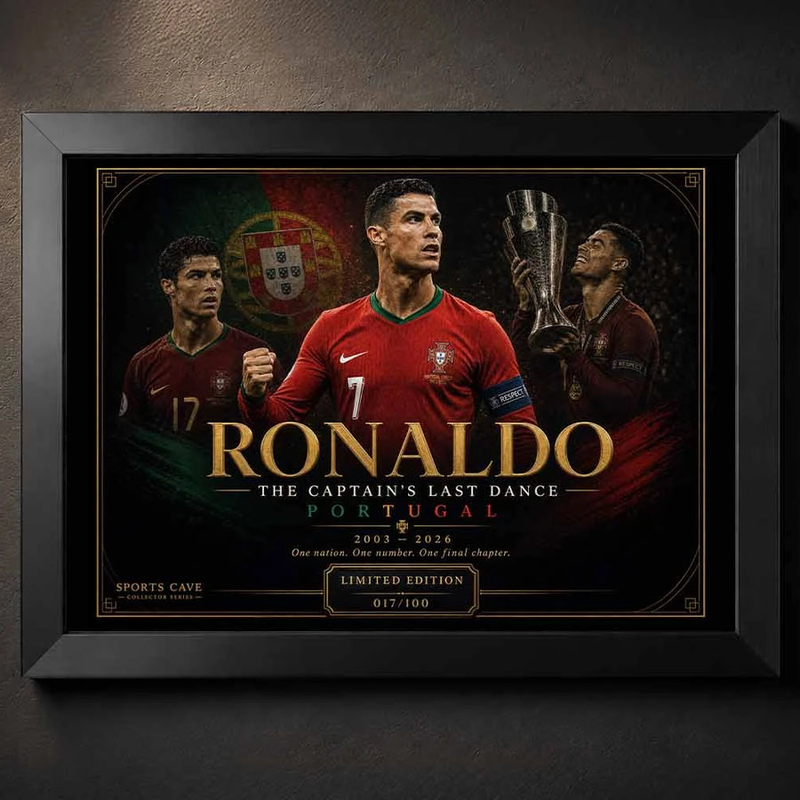 Cristiano Ronaldo The Captain's Last Dance Wall Art