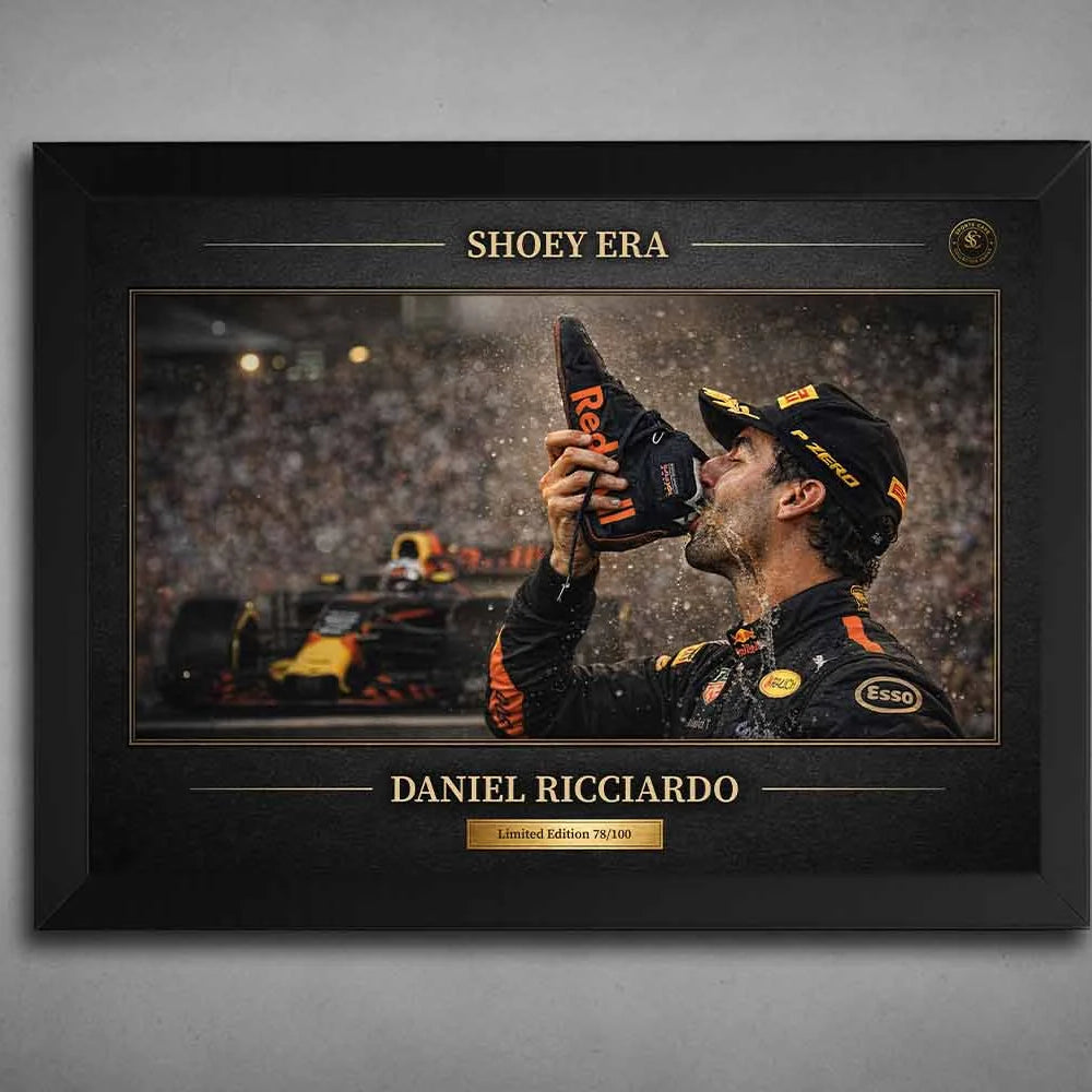 Daniel Ricciardo Shoey Wall Art