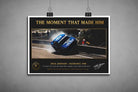 Dick Johnson Bathurst crash print unframed, clean presentation of limited edition sports art print design