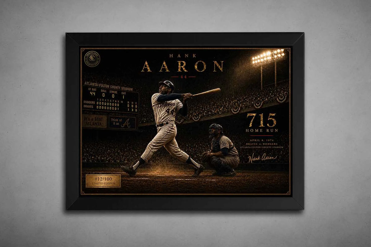 715 Home Run Hank Aaron Wall Art