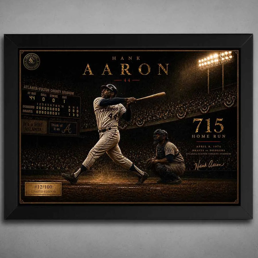 715 Home Run Hank Aaron Wall Art