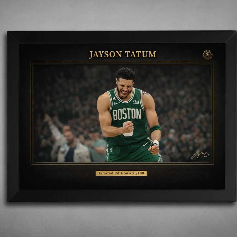Jayson Tatum “Celtic Energy” Wall Art