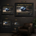 Johnson Bathurst 1980 wall art size guide showing framed options for limited edition motorsport collectors today.