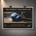 Unframed Johnson Bathurst 1980 sports poster Australia design for fans and collectors of classic racing history.