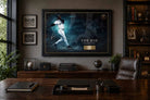 Ken Griffey Jr Mariners framed print in executive office setting, premium sports collectibles piece for refined space